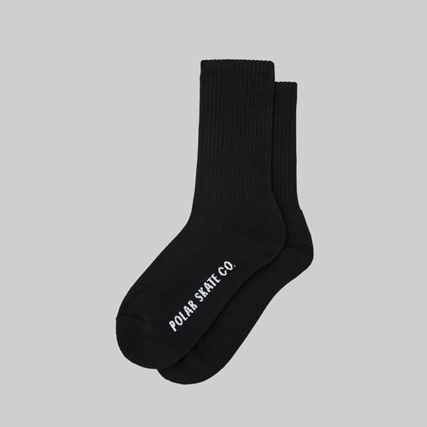 POLAR SKATE CO. BASIC SOCKS BLACK 